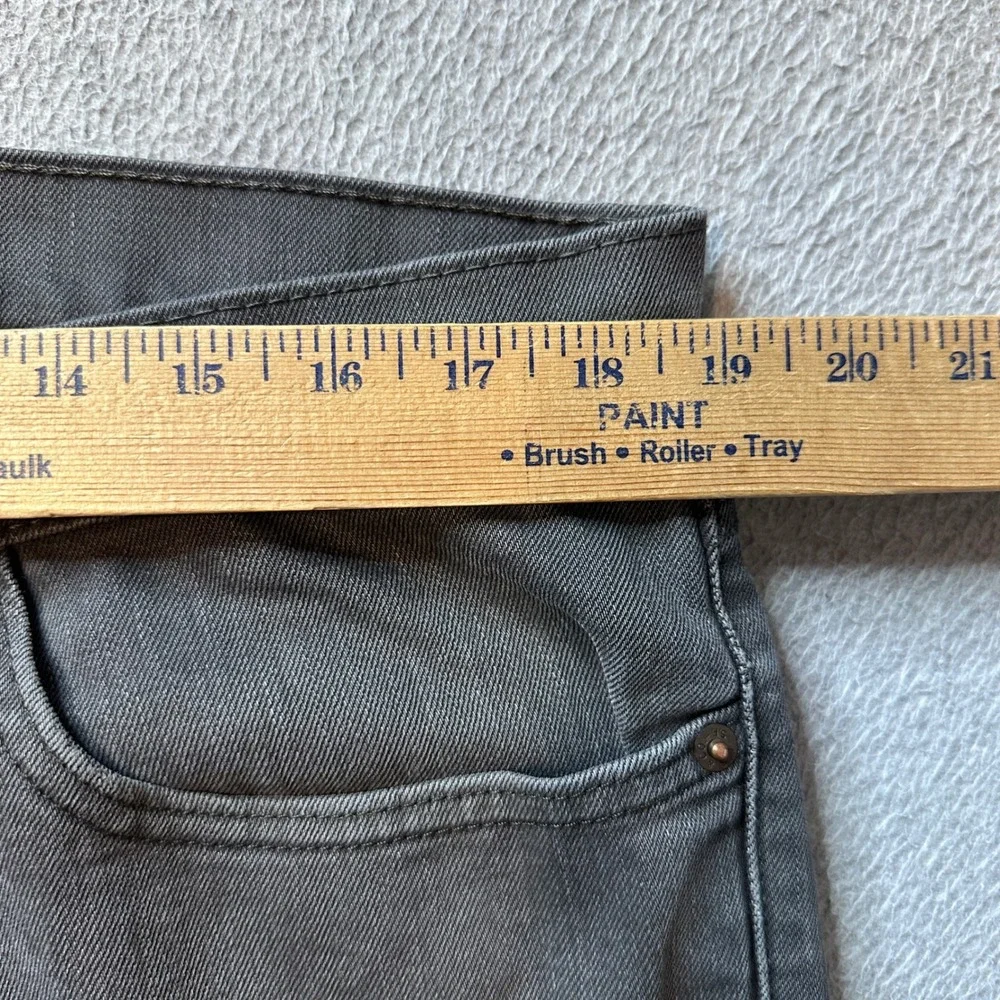 Levi's 511 Jeans Mens 36x30 (38x29) Grey Slim Fit Stretch Denim Pants 04511-1651